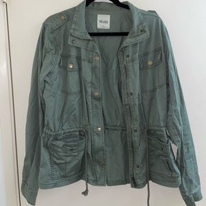 Olive green Size XL utility jacket